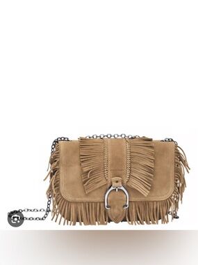 Longchamp Suede Amazone Crossbody